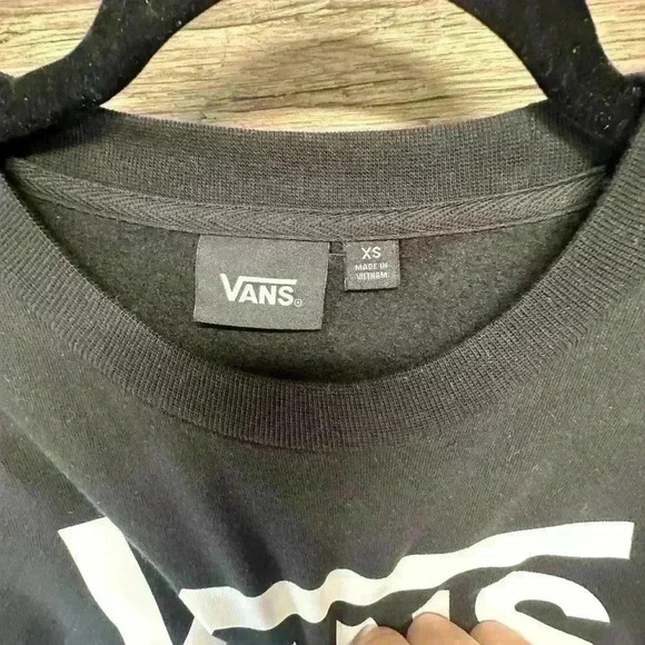 Vans Black Sweater Sweatshirt Men’s Size XS - Picture 3 of 3